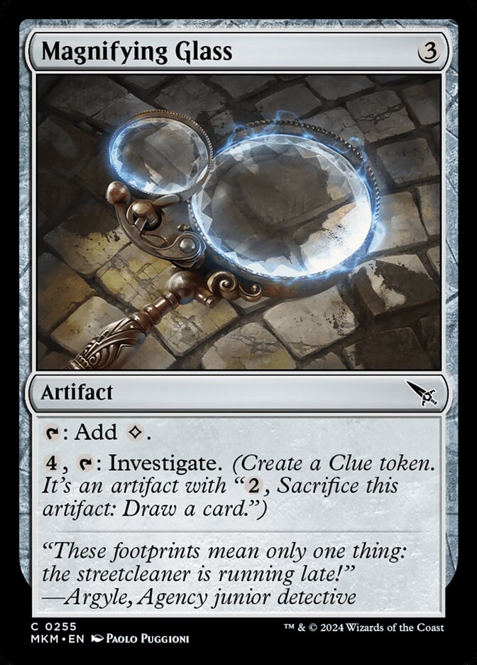 Magnifying Glass 255 (Murders at Karlov Manor)  - Foil | Good Games Adelaide SA
