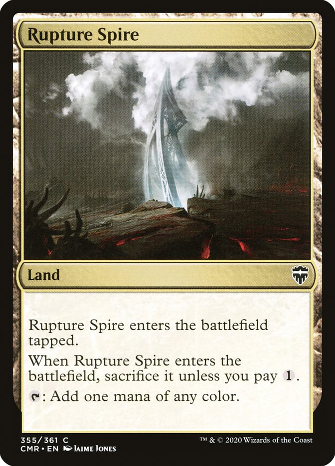Rupture Spire 355 (Commander Legends)  - Foil | Good Games Adelaide SA