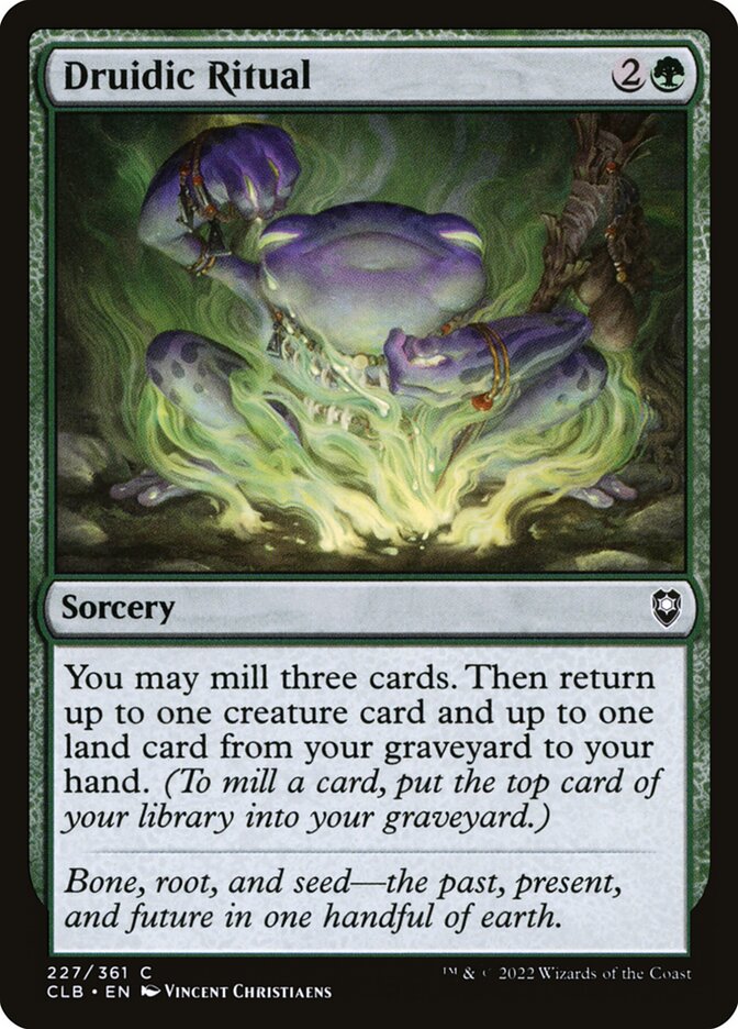 Druidic Ritual 227 (Commander Legends: Battle for Baldur's Gate)  - Foil | Good Games Adelaide SA