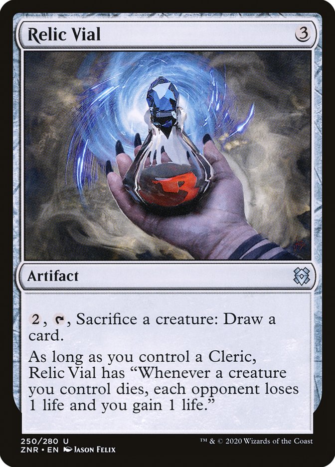 Relic Vial 250/280 (Zendikar Rising)  | Good Games Adelaide SA