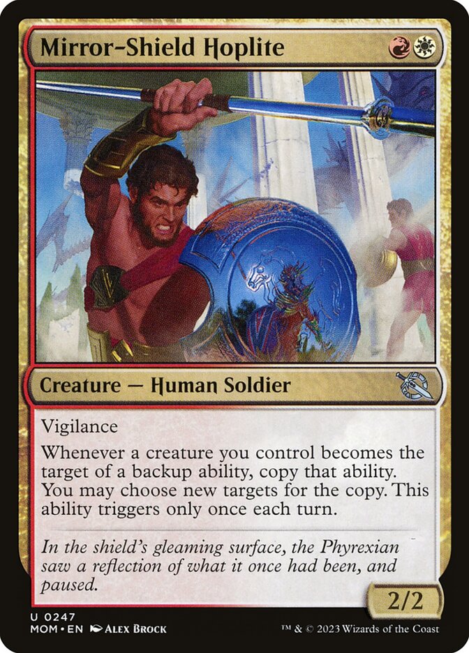 Mirror-Shield Hoplite 247 (March of the Machine)  - Foil | Good Games Adelaide SA