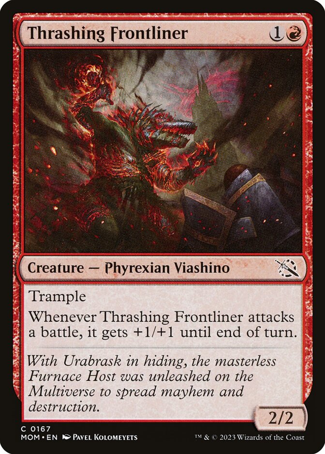 Thrashing Frontliner 167 (March of the Machine)  - Foil | Good Games Adelaide SA