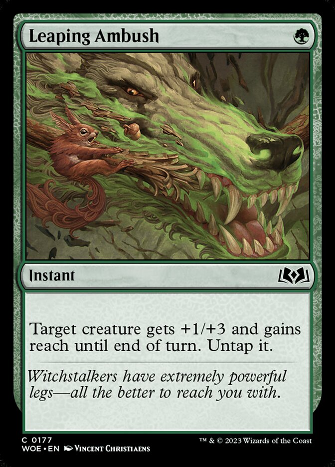 Leaping Ambush 177 (Wilds of Eldraine)  - Foil | Good Games Adelaide SA