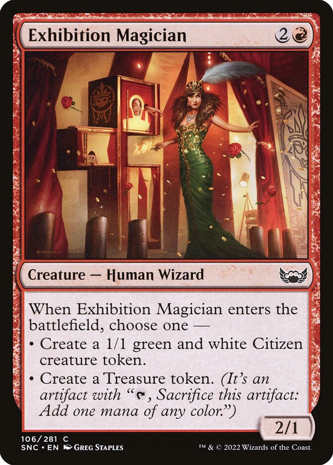 Exhibition Magician 106 (Streets of New Capenna)  - Foil | Good Games Adelaide SA