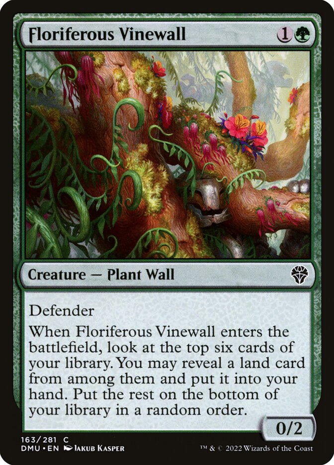Floriferous Vinewall 163 (Dominaria United)  | Good Games Adelaide SA