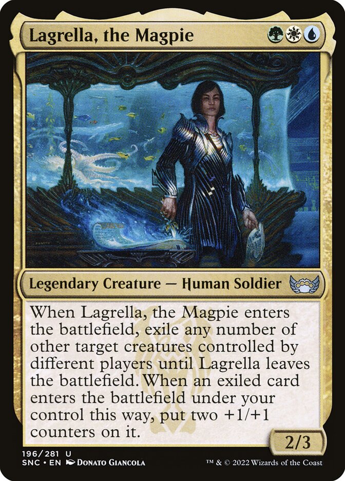 Lagrella, the Magpie 196 (Streets of New Capenna)  - Foil | Good Games Adelaide SA