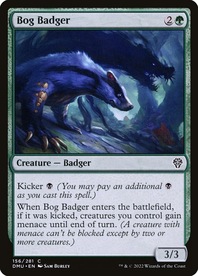 Bog Badger 156 (Dominaria United)  - Foil | Good Games Adelaide SA