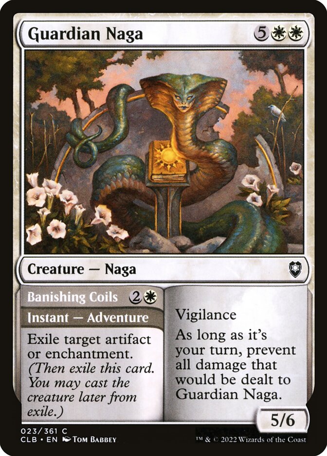 Guardian Naga // Banishing Coils 23 (Commander Legends: Battle for Baldur's Gate)  | Good Games Adelaide SA