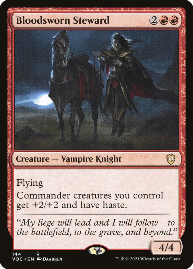 Bloodsworn Steward 144 (Commander: Innistrad: Crimson Vow)  | Good Games Adelaide SA
