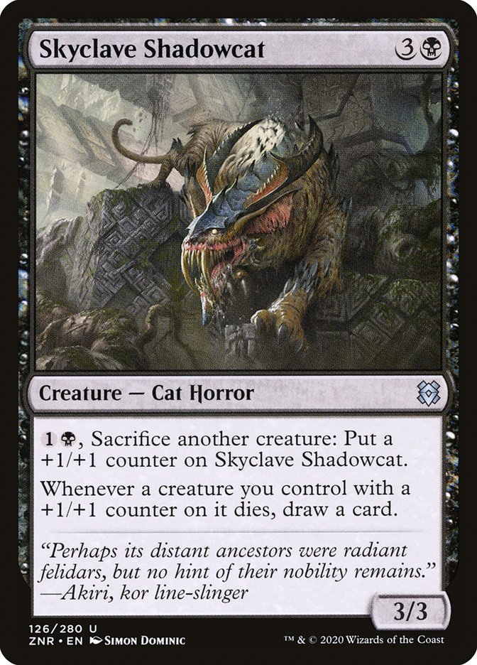 Skyclave Shadowcat 126/280 (Zendikar Rising)  - Foil | Good Games Adelaide SA