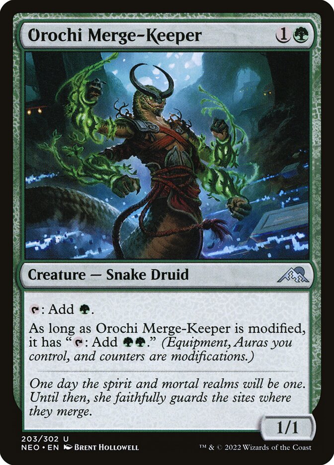 Orochi Merge-Keeper 203 (Kamigawa: Neon Dynasty)  | Good Games Adelaide SA