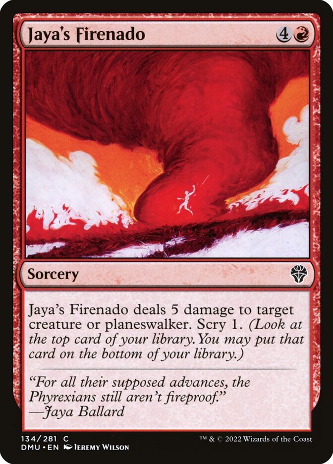 Jaya's Firenado 134 (Dominaria United)  - Foil | Good Games Adelaide SA