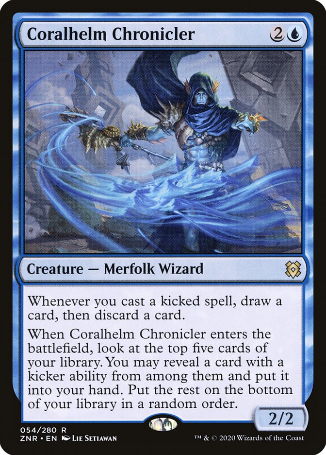 Coralhelm Chronicler 54 (Zendikar Rising)  | Good Games Adelaide SA