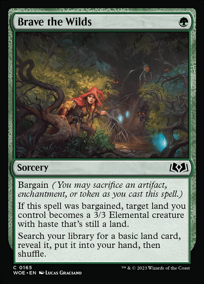 Brave the Wilds 165 (Wilds of Eldraine)  - Foil | Good Games Adelaide SA