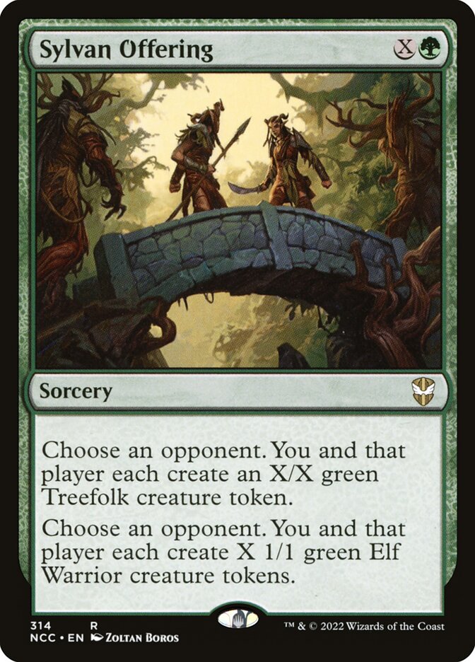 Sylvan Offering 314 (Commander: Streets of New Capenna)  | Good Games Adelaide SA