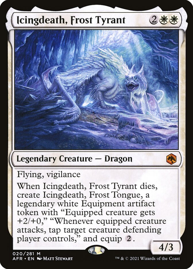 Icingdeath, Frost Tyrant 20 (Adventures in the Forgotten Realms)  - Foil | Good Games Adelaide SA