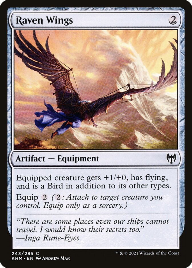 Raven Wings 243 (Kaldheim)  - Foil | Good Games Adelaide SA
