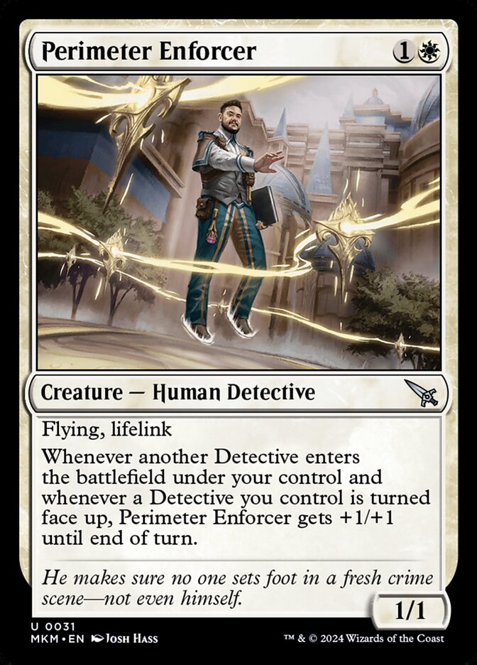 Perimeter Enforcer 31 (Murders at Karlov Manor)  - Foil | Good Games Adelaide SA