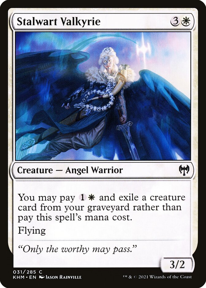 Stalwart Valkyrie 31 (Kaldheim)  - Foil | Good Games Adelaide SA