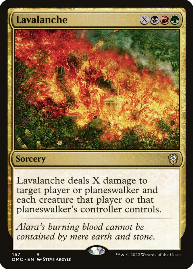 Lavalanche 157 (Commander: Dominaria United)  | Good Games Adelaide SA