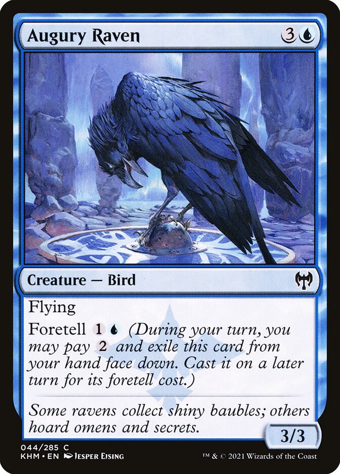 Augury Raven 44 (Kaldheim)  - Foil | Good Games Adelaide SA