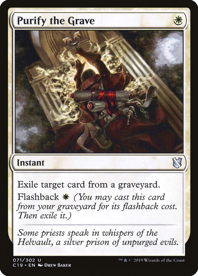 Purify the Grave 71 (Commander 2019)  | Good Games Adelaide SA