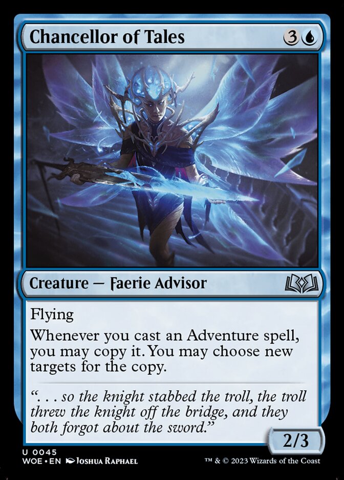 Chancellor of Tales 45 (Wilds of Eldraine)  - Foil | Good Games Adelaide SA