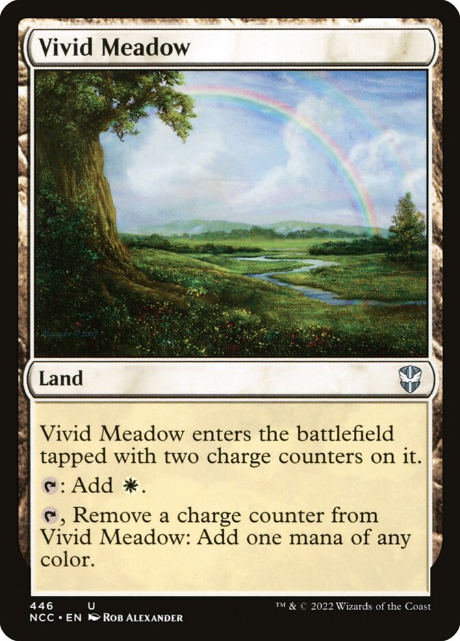 Vivid Meadow 446 (Commander: Streets of New Capenna)  | Good Games Adelaide SA