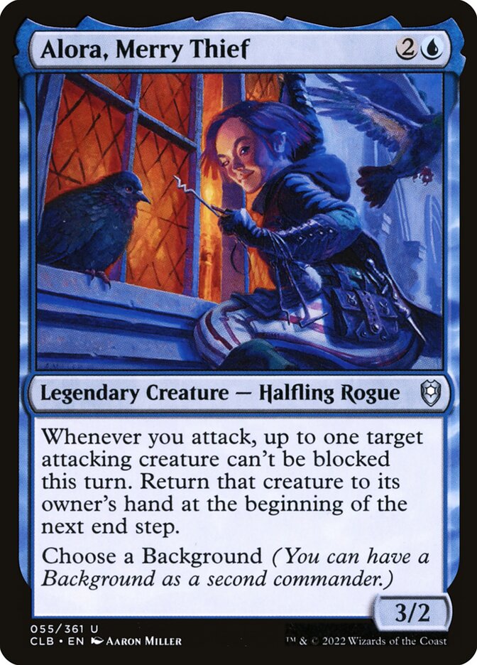 Alora, Merry Thief 55 (Commander Legends: Battle for Baldur's Gate)  | Good Games Adelaide SA