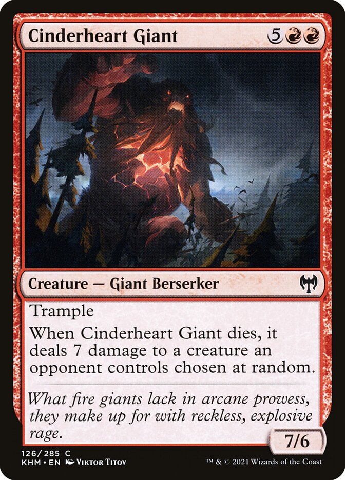 Cinderheart Giant 126 (Kaldheim)  | Good Games Adelaide SA