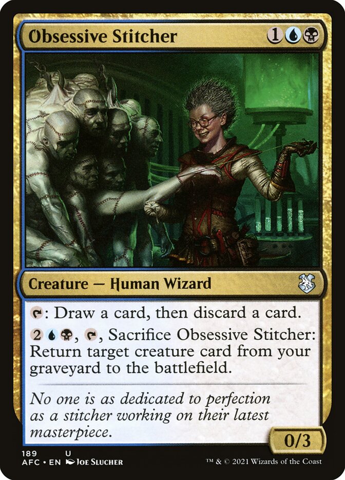 Obsessive Stitcher 189 (Commander: Adventures in the Forgotten Realms)  | Good Games Adelaide SA