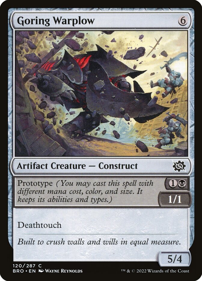 Goring Warplow 120 (The Brothers' War)  - Foil | Good Games Adelaide SA
