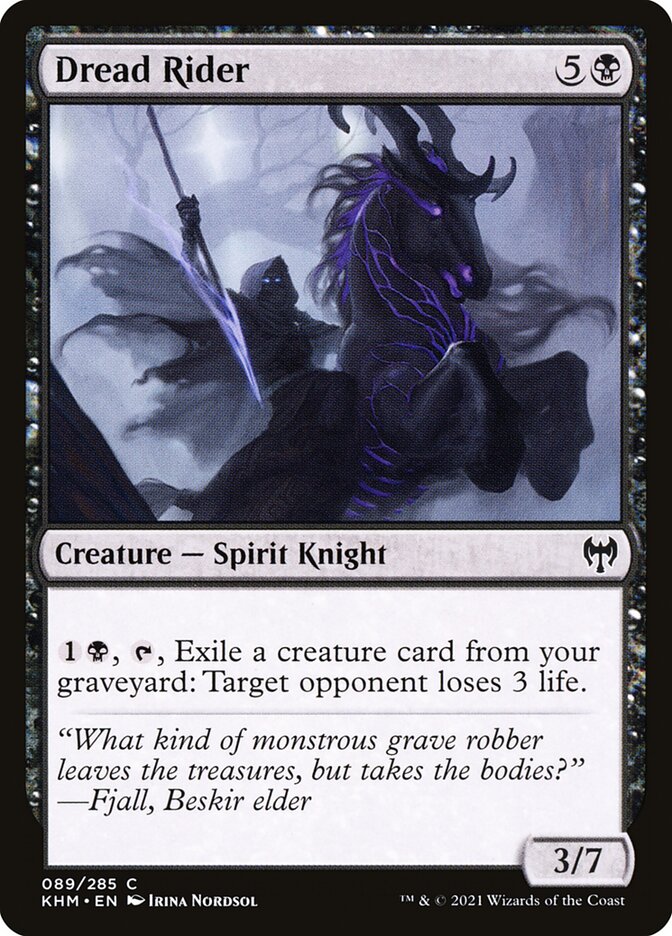Dread Rider 89 (Kaldheim)  - Foil | Good Games Adelaide SA