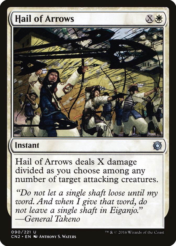 Hail of Arrows 90 (Conspiracy: Take the Crown)  - Foil | Good Games Adelaide SA