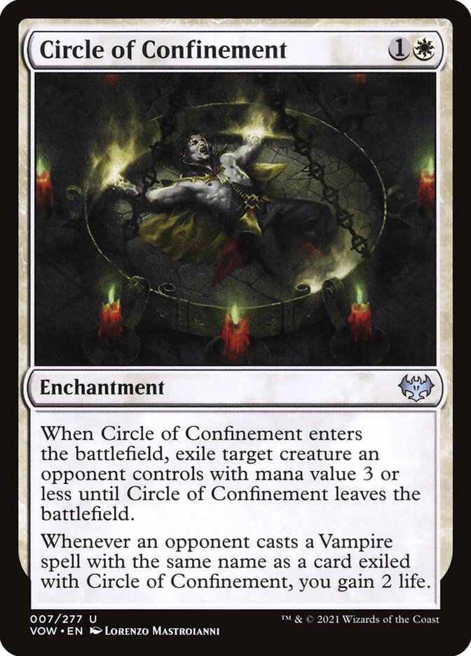 Circle of Confinement 7 (Innistrad: Crimson Vow)  - Foil | Good Games Adelaide SA