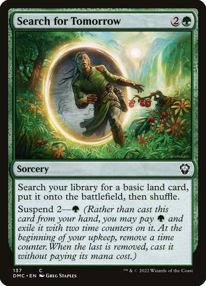 Search for Tomorrow 137 (Commander: Dominaria United)  | Good Games Adelaide SA