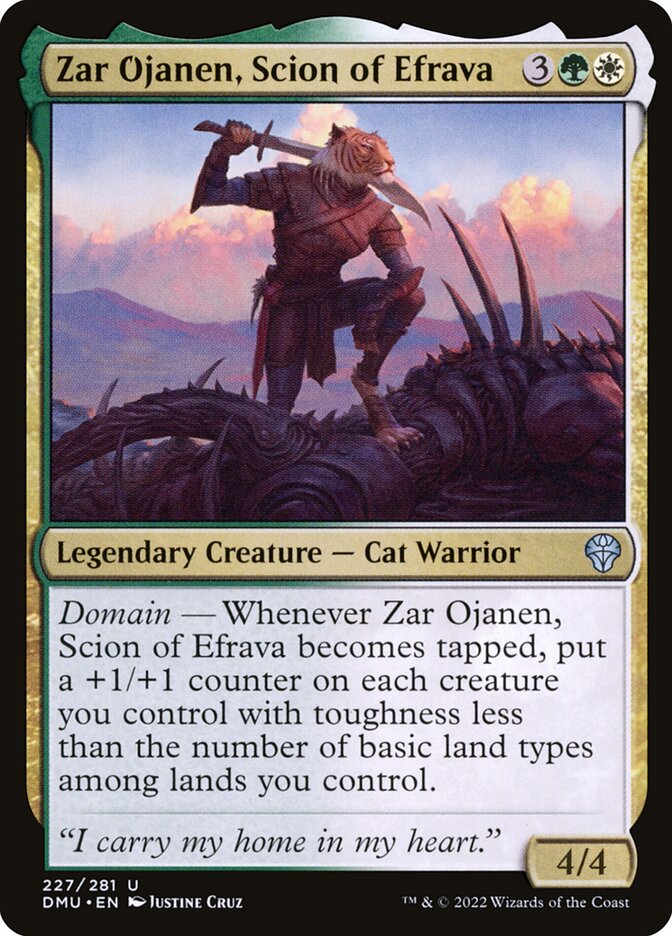 Zar Ojanen, Scion of Efrava 227 (Dominaria United)  - Foil | Good Games Adelaide SA