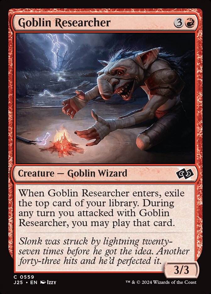 Goblin Researcher 559 (Foundations Jumpstart)  | Good Games Adelaide SA