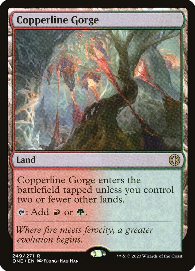 Copperline Gorge 249 (Phyrexia: All Will Be One)  | Good Games Adelaide SA