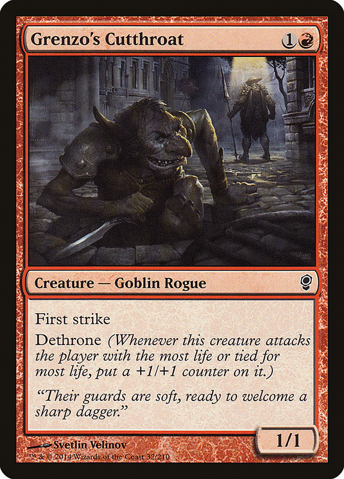 Grenzo's Cutthroat 32/210 (Conspiracy)  - Foil | Good Games Adelaide SA