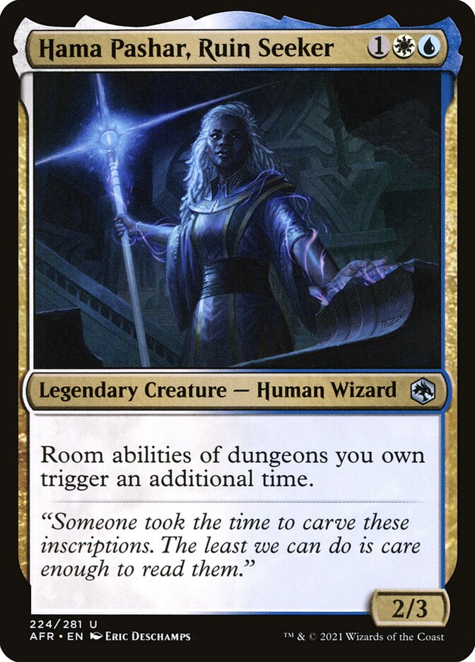 Hama Pashar, Ruin Seeker 224 (Adventures in the Forgotten Realms)  - Foil | Good Games Adelaide SA