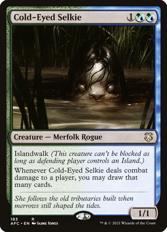 Cold-Eyed Selkie 183 (Commander: Adventures in the Forgotten Realms)  | Good Games Adelaide SA