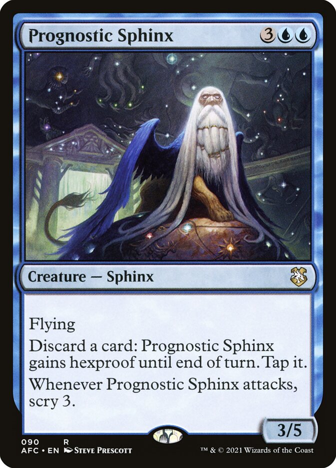 Prognostic Sphinx 90 (Commander: Adventures in the Forgotten Realms)  | Good Games Adelaide SA