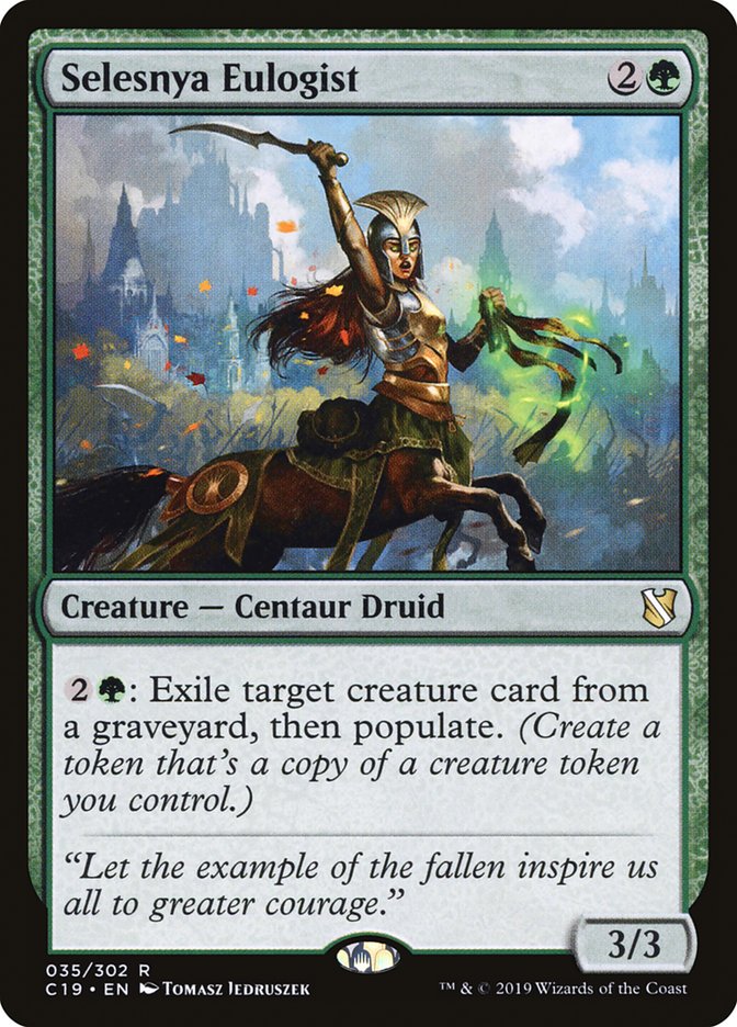 Selesnya Eulogist 35 (Commander 2019)  | Good Games Adelaide SA