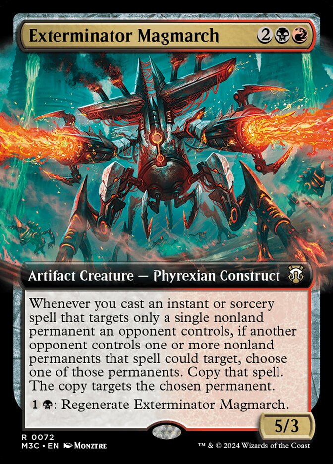 Exterminator Magmarch 72/411 (Commander: Modern Horizons 3)  - Extended Art | Good Games Adelaide SA