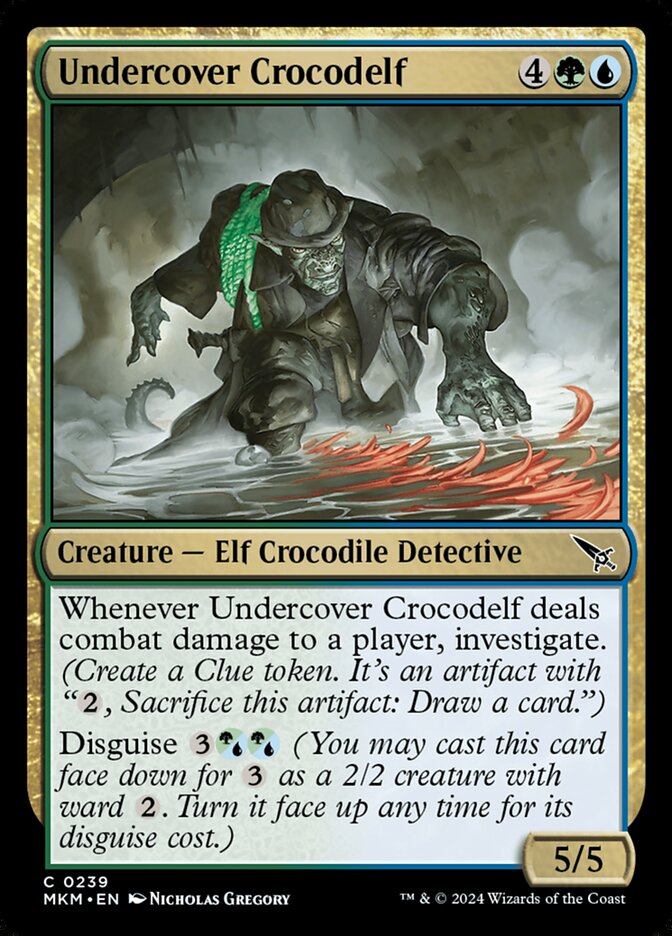 Undercover Crocodelf b 239 (Murders at Karlov Manor)  - Foil | Good Games Adelaide SA