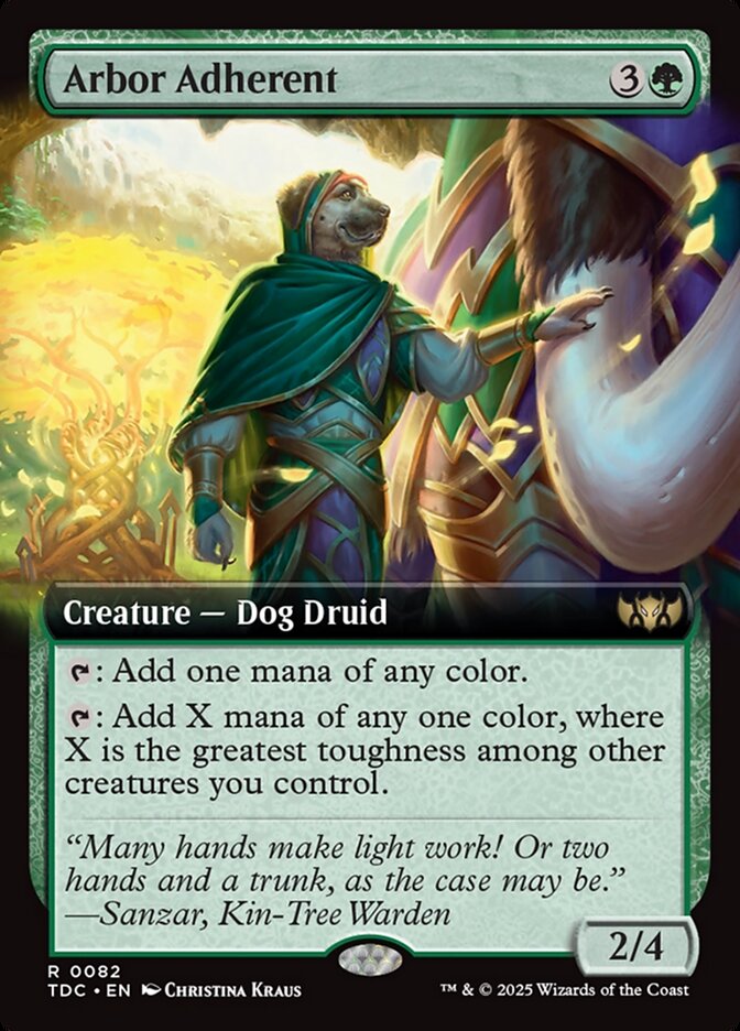 Arbor Adherent 82 (Commander: Tarkir: Dragonstorm)  | Good Games Adelaide SA