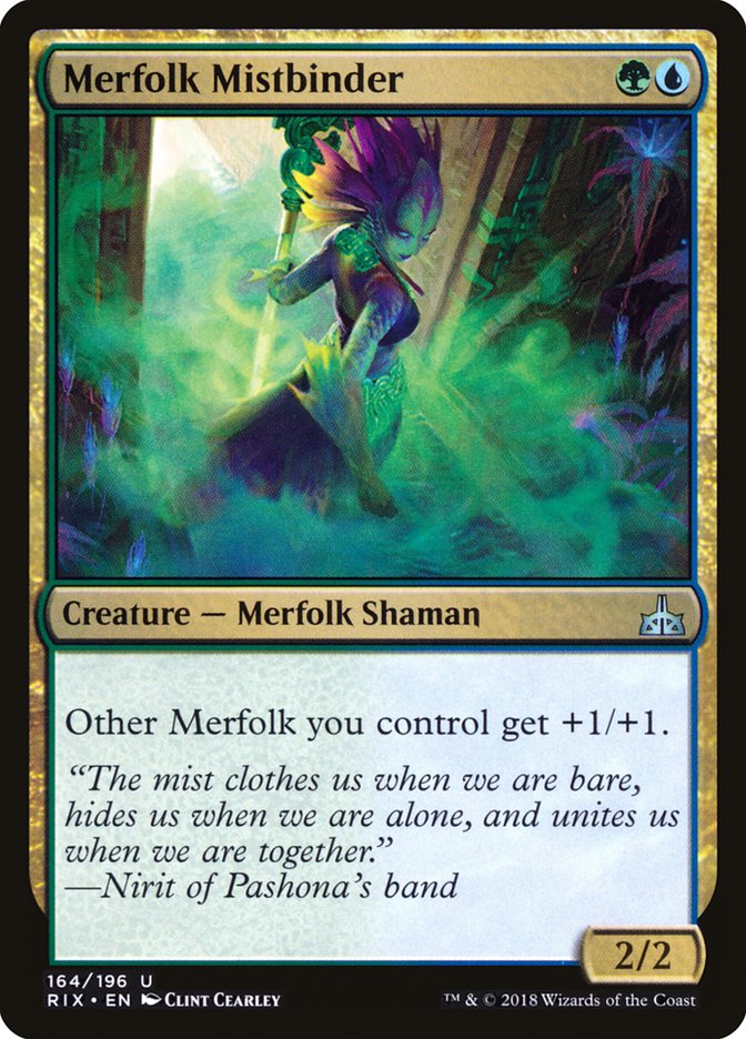 Merfolk Mistbinder 164 (Rivals of Ixalan)  | Good Games Adelaide SA
