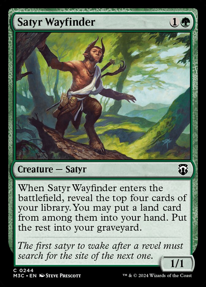 Satyr Wayfinder 244 (Commander: Modern Horizons 3)  | Good Games Adelaide SA