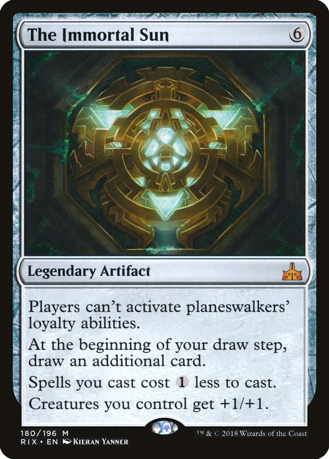 The Immortal Sun 180 (Rivals of Ixalan)  - Foil | Good Games Adelaide SA